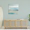 Stupell Industries Abstract Beach Sand Ocean Waves Canvas Wall Art